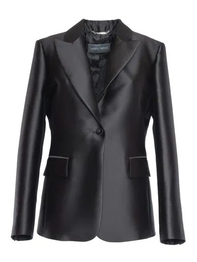 Alberta Ferretti Jacket In Black