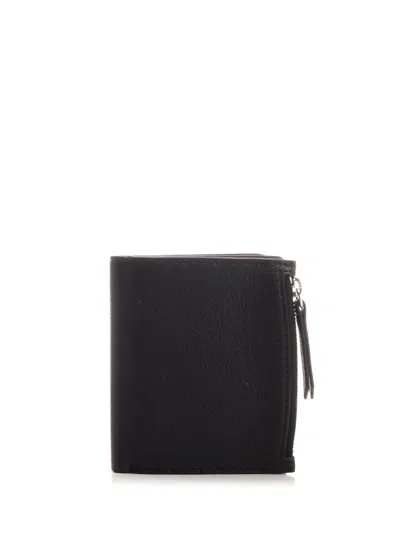 Shop Maison Margiela Four Stitches Wallet In Black