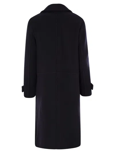 Fay Wool And Cashmere Coat In Blue