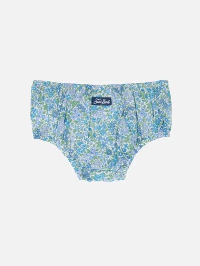 MC2 SAINT BARTH INFANT BLOOMERS PIMMY WITH JOANNA LUISE PRINT MADE WITH LIBERTY FABRIC 