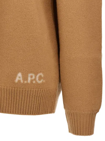 Apc Walter Sweaters And Cardigans In Beige