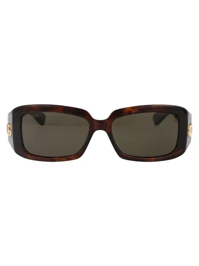 Gucci Gg1403s Sunglasses In 002 Havana Havana Brown
