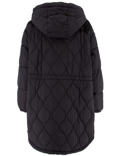 Shop Ermanno Firenze Parka In Nero