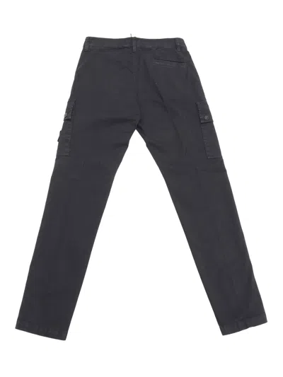Stone Island Regular Tapered Trousers In Blue