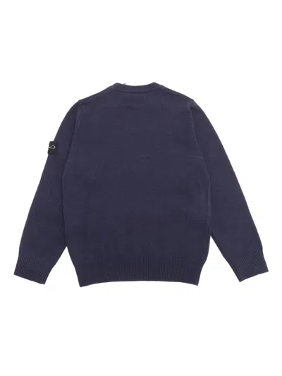 Stone Island Sweater In Blue