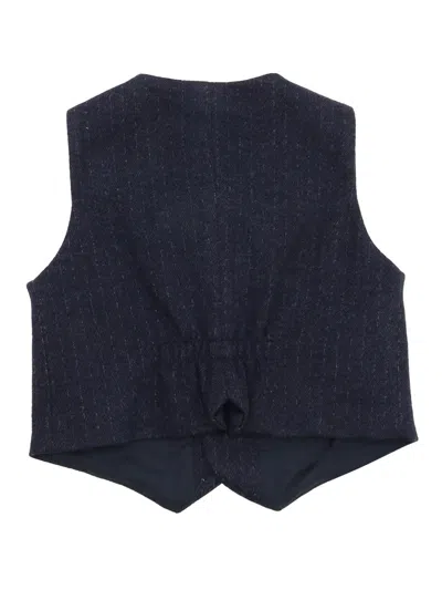 Shop Il Gufo Vest In Blue