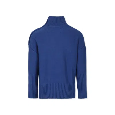 Zadig & Voltaire Blue Rock & Roll Sweater For Girl In Blue