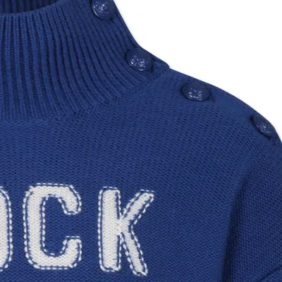 Zadig & Voltaire Blue Rock & Roll Sweater For Girl In Blue