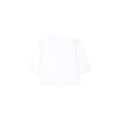 Timberland White T-shirt For Baby Boy With Logo In White