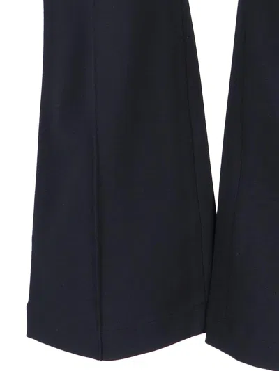 Shop Wolford Grazia Logo Waistband Straight-leg Trousers In Nero