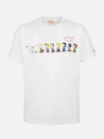 Mc2 Saint Barth X Peanuts Cartoon-print T-shirt In White
