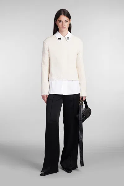 Jil Sander Knitwear In Beige Wool In Beige