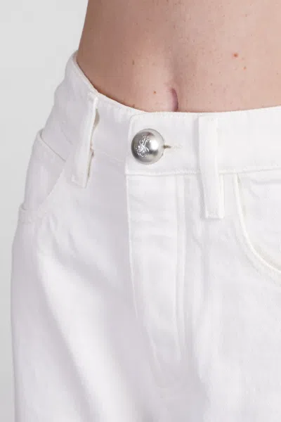 Shop Jil Sander Jeans In White Cotton