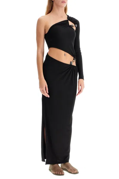 Shop Christopher Esber One-shoulder Dress With Cut-out And In Black (black)