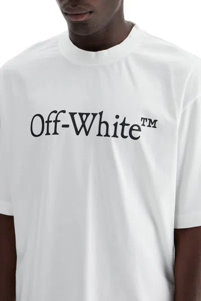 Shop Off-white Oversized T-shirt With In White Black (white)