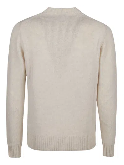 Shop Ballantyne Plain Sweater In Light Cloud