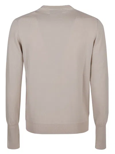 Shop Ballantyne Plain Sweater In Papiro