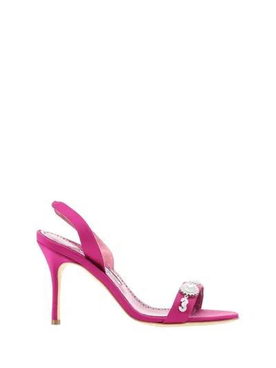 MANOLO BLAHNIK LAMISAN SANDALS 