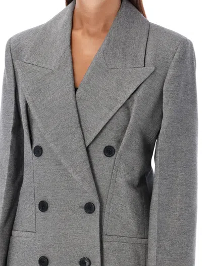 Shop Jw Anderson Hour Glass Blazer In Grey