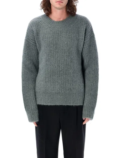 AMI ALEXANDRE MATTIUSSI CHUNKY HAIR MOHAIR SWEATER 