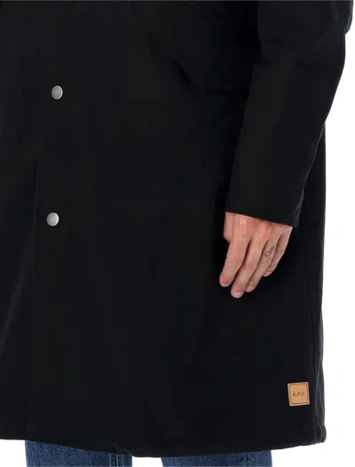 Apc A.p.c. Antonin Parka In Black