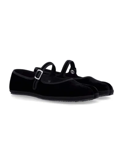 Drogheria Crivellini Fu-tabi Cayman Ballet Flats In Black