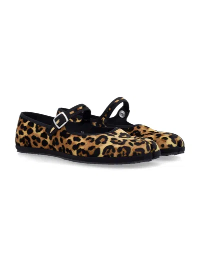 Drogheria Crivellini Woman Ballet Flats Acid Green Size 9 Textile Fibers In Cheetah