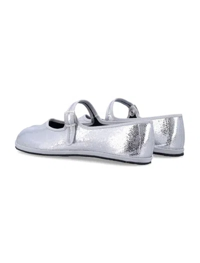 Drogheria Crivellini Fu-tabi Ballet Flats In Silver