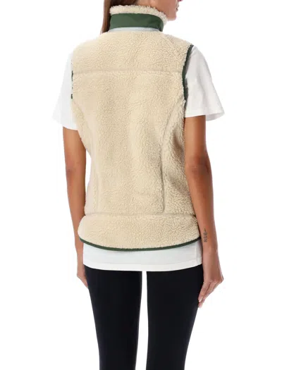 Shop Patagonia Classic Retro-x Vest In Dark Natural