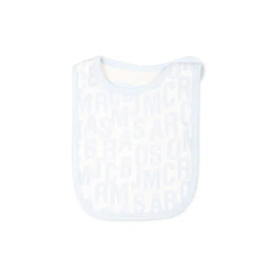 Marc Jacobs Light Blue Babygrow Set For Baby Boy With Logo In Light Blue