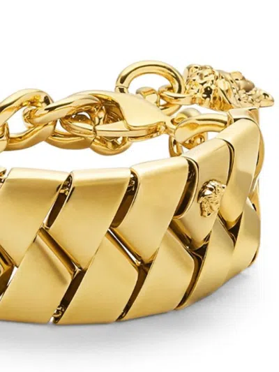 Shop Versace Bracelet Metal In  Gold