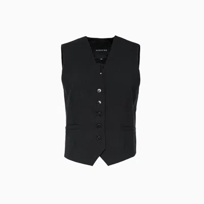 Shop Herskind Mister Vest In Blue