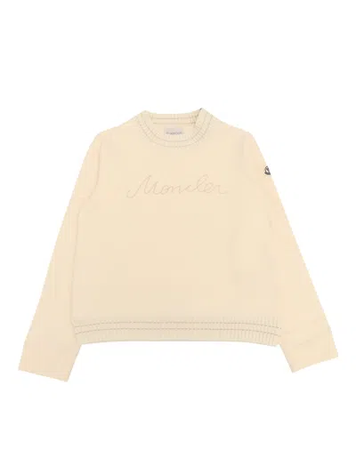 Moncler Sweatshirt In White