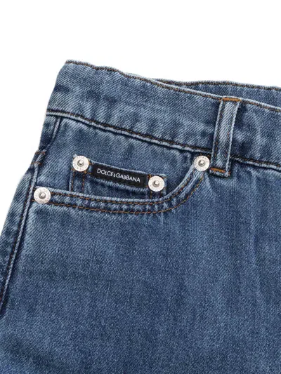 Dolce & Gabbana 5 Pockets Trousers In Blue