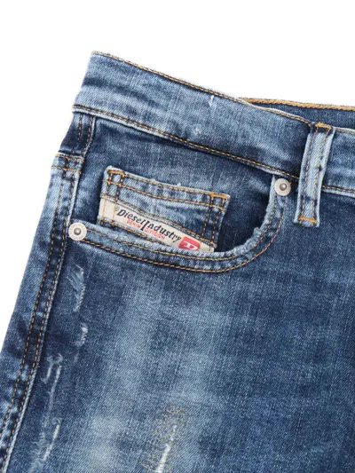 Diesel 5 Pockets In Blue
