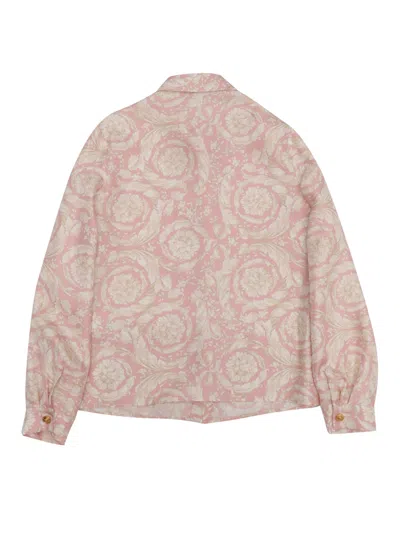 Versace Shirt In Pink