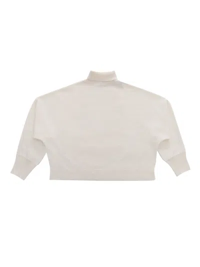 Balmain Knit Top In White