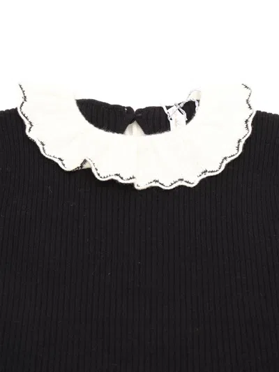Bonpoint Genie Wool Sweater In Black