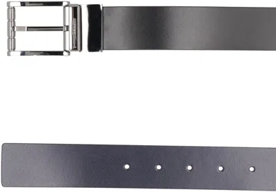 Bally Reversible And Adjustable Leather Belt In Black