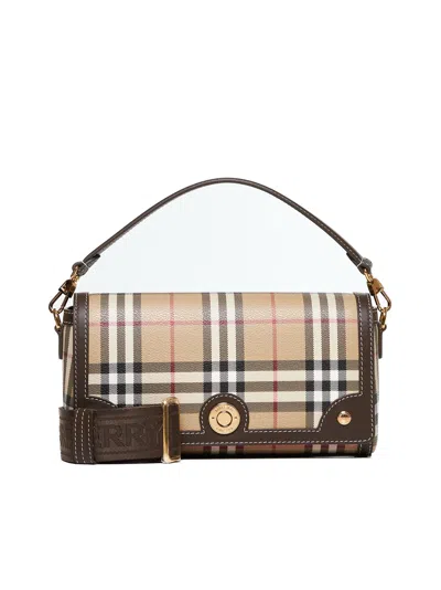 Shop Burberry Shoulder Bag In Vntg Chk/military