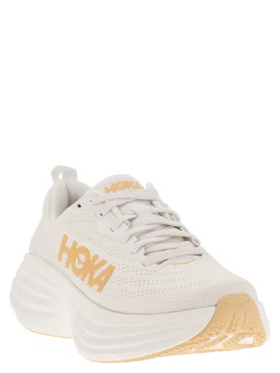Hoka Bondi 8 Running Shoe In White