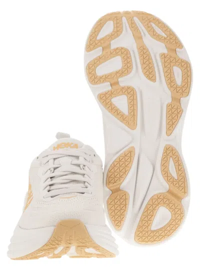 Hoka Bondi 8 Running Shoe In White