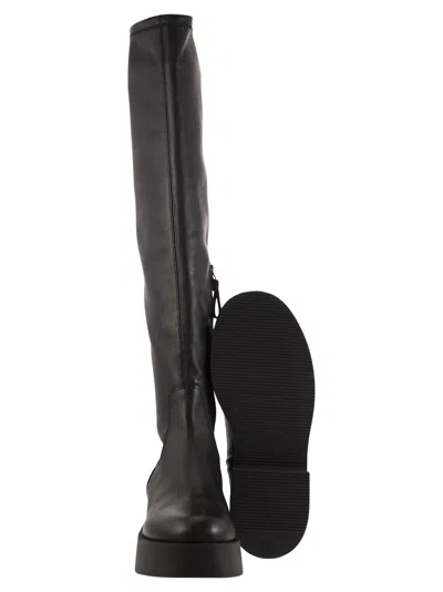 Shop Premiata M6832 - High Leather Boots In Black