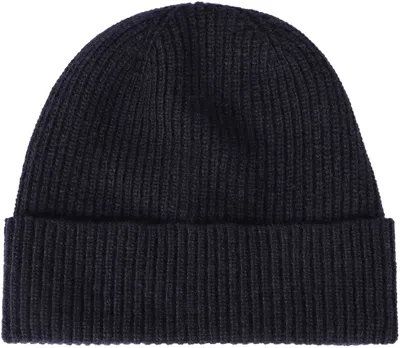 Shop Woolrich Ribbed Knit Beanie In Blue