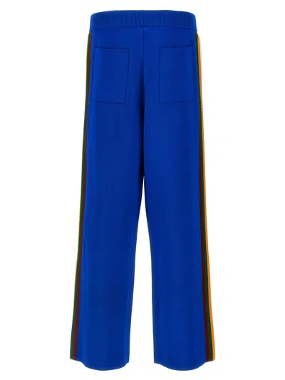 Wales Bonner Striped Side Panel Track Tide Joggers In Blue