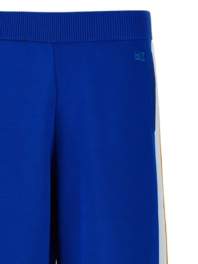 Shop Wales Bonner Tide Track Joggers In Blue