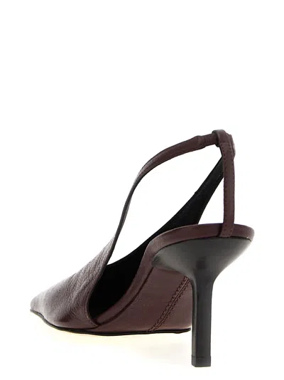 Shop Armarium Evelina Slingback In Bordeaux