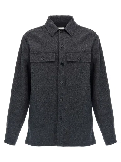 Shop Jil Sander 02 Overshirt In Gray