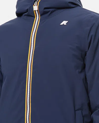 K-way Reversible Stripe-detail Jacket In Blue