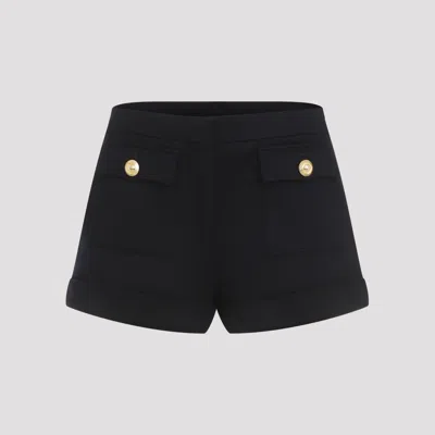 Tom Ford Blue Virgin Wool Bermudas In Midnight Blue